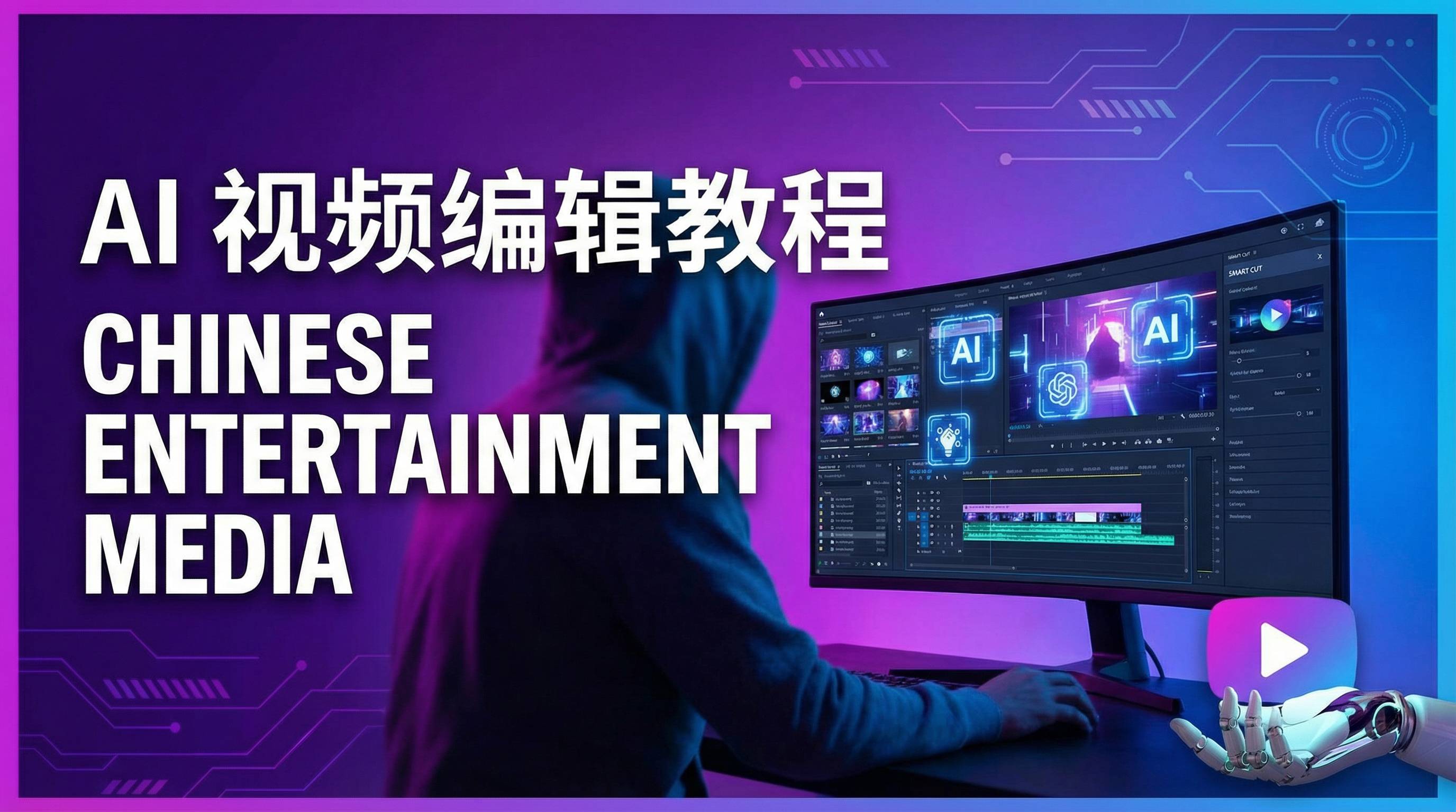 哔哩禁漫AI视频剪辑教程演示